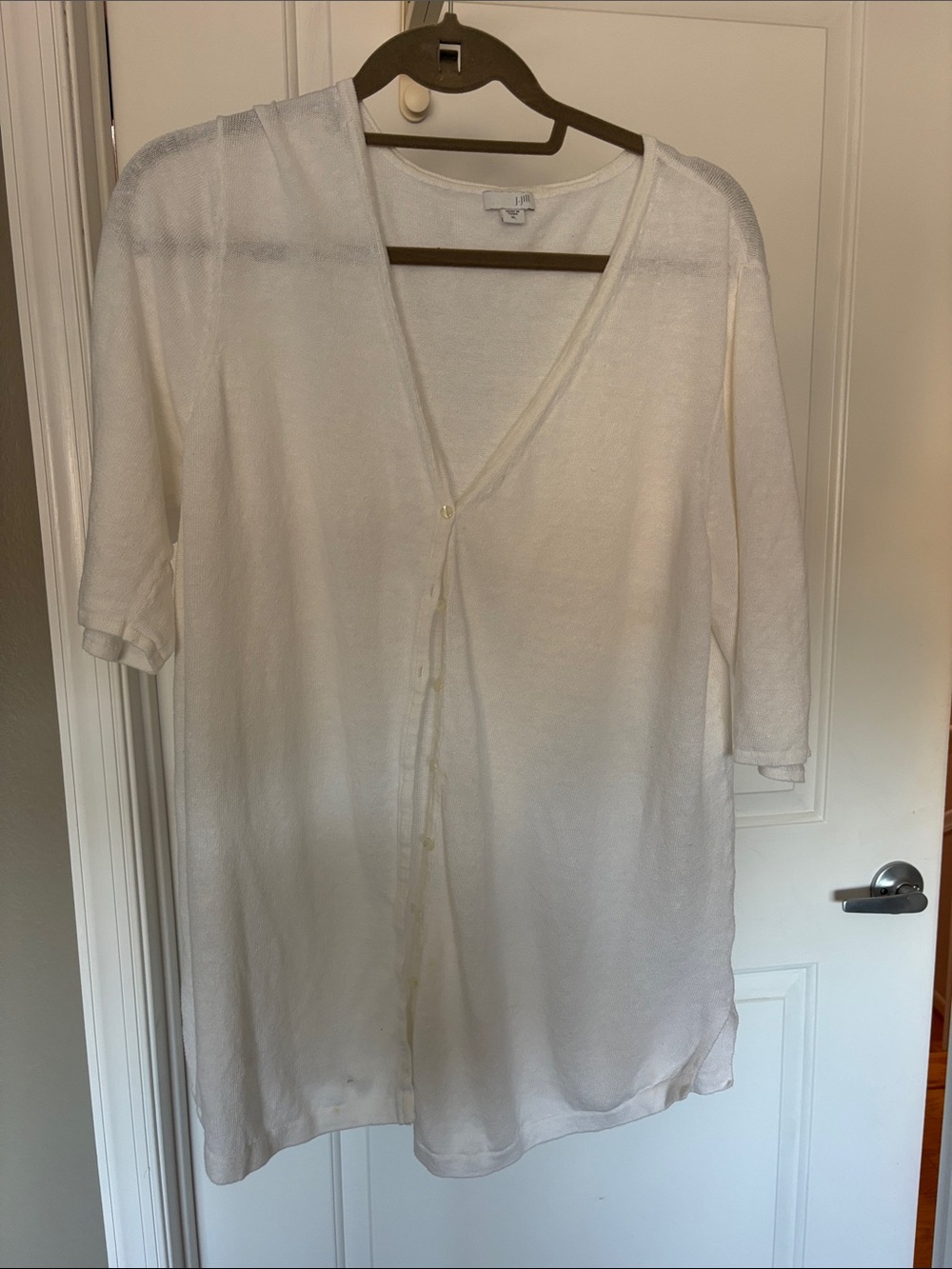 Lightweight White Button-Front Cover-Up - Women Intimates & Sleepwear